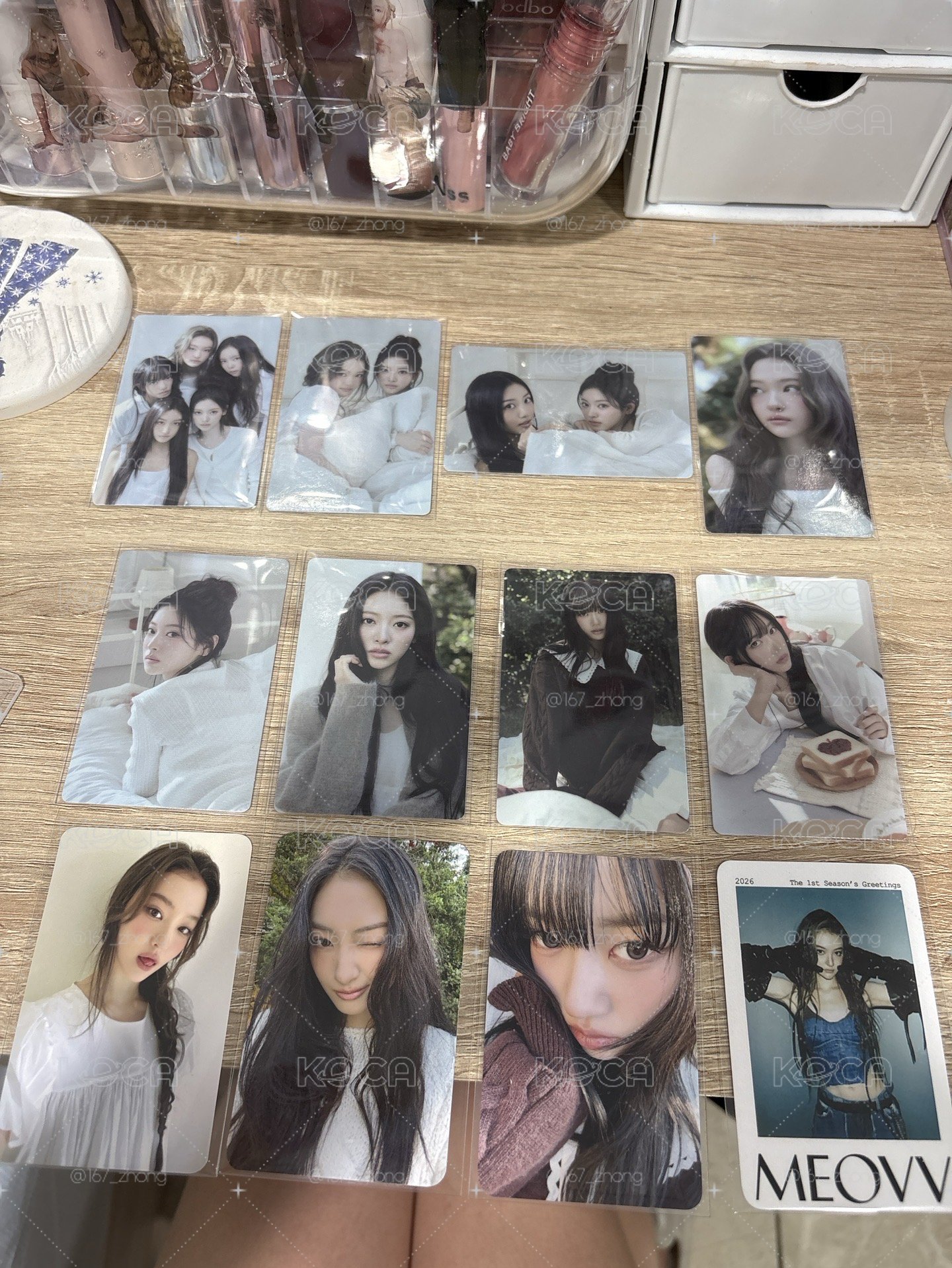 Meovv 26年曆卡包卡/滿額/織品卡