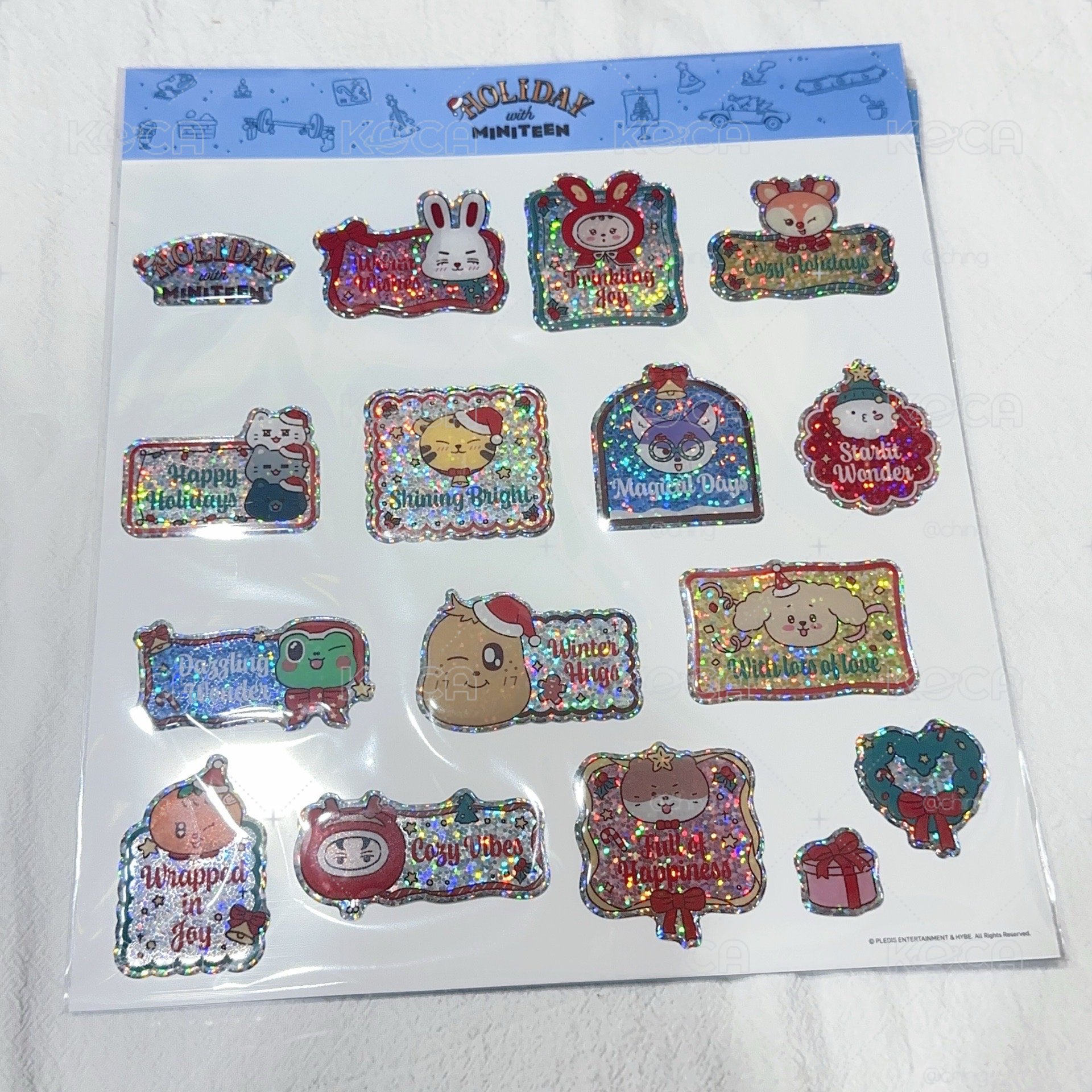 miniteen 聖誕貼紙組