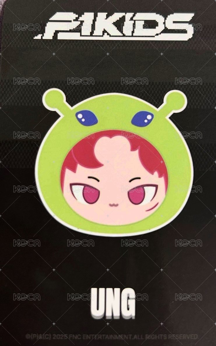 P1KIDS POP-UP STORE [Hello, World!] 周邊卡 外星娃小卡 背面