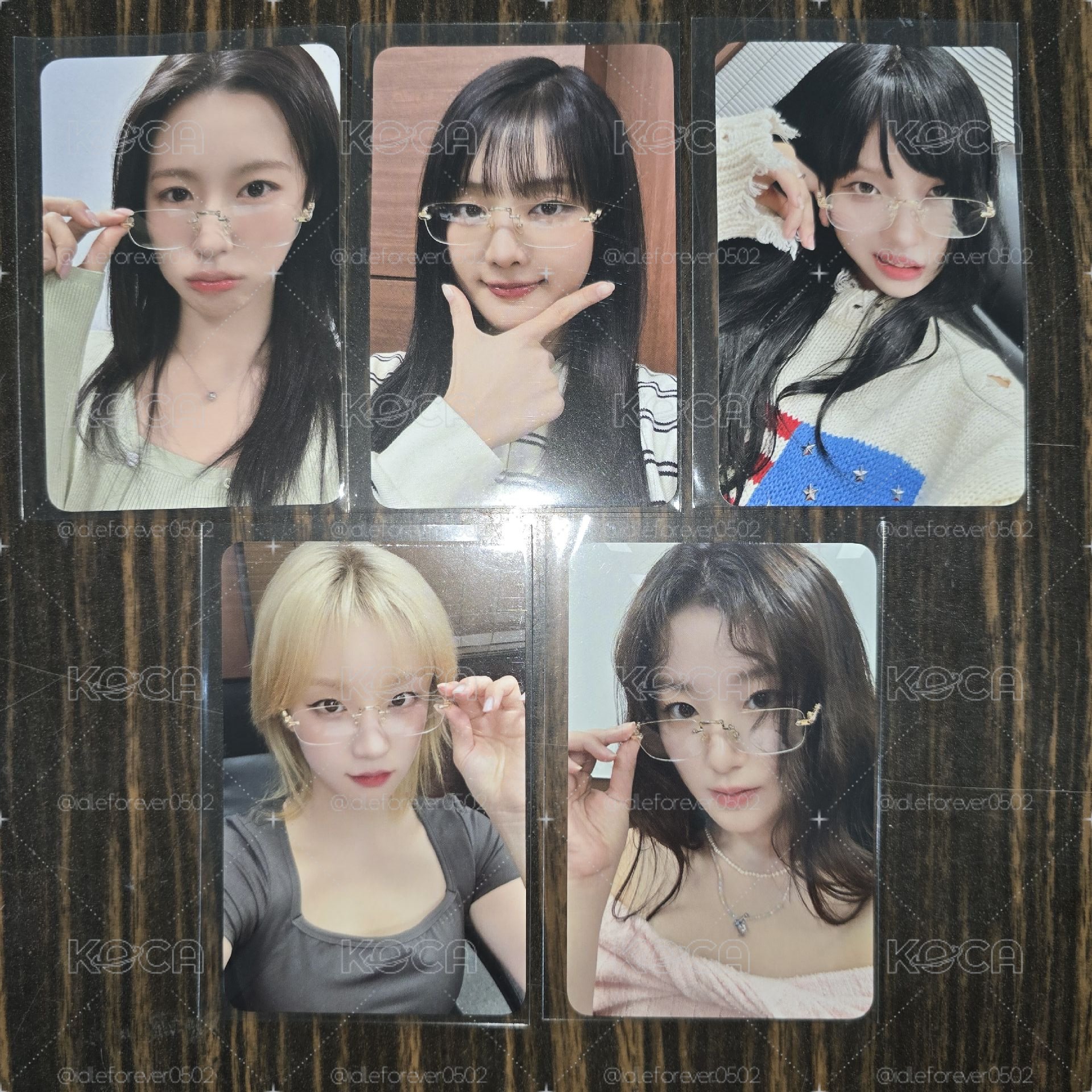 i-dle 迷八 We are K4 幸運卡 眼鏡
