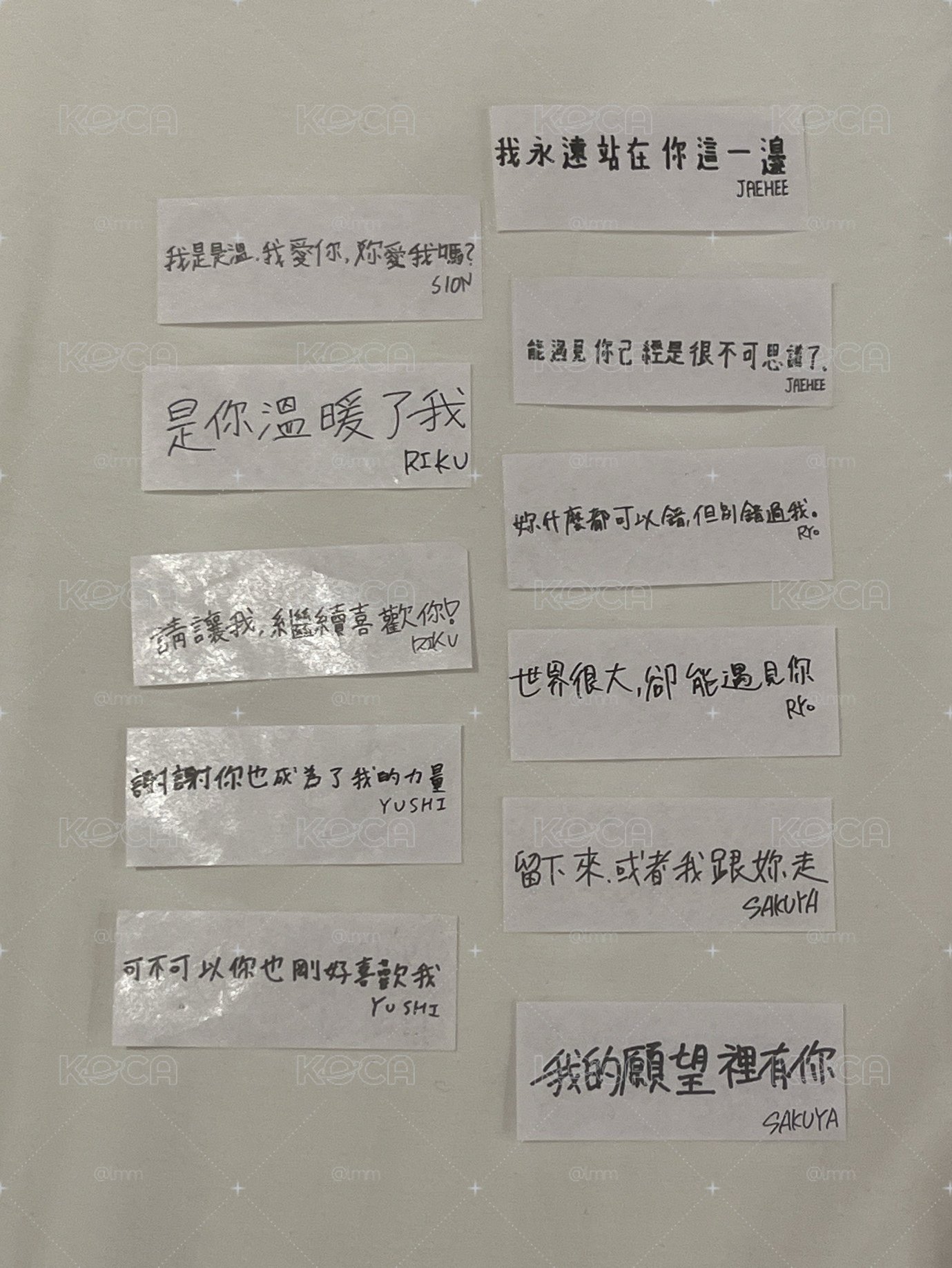 nctwish紙花
