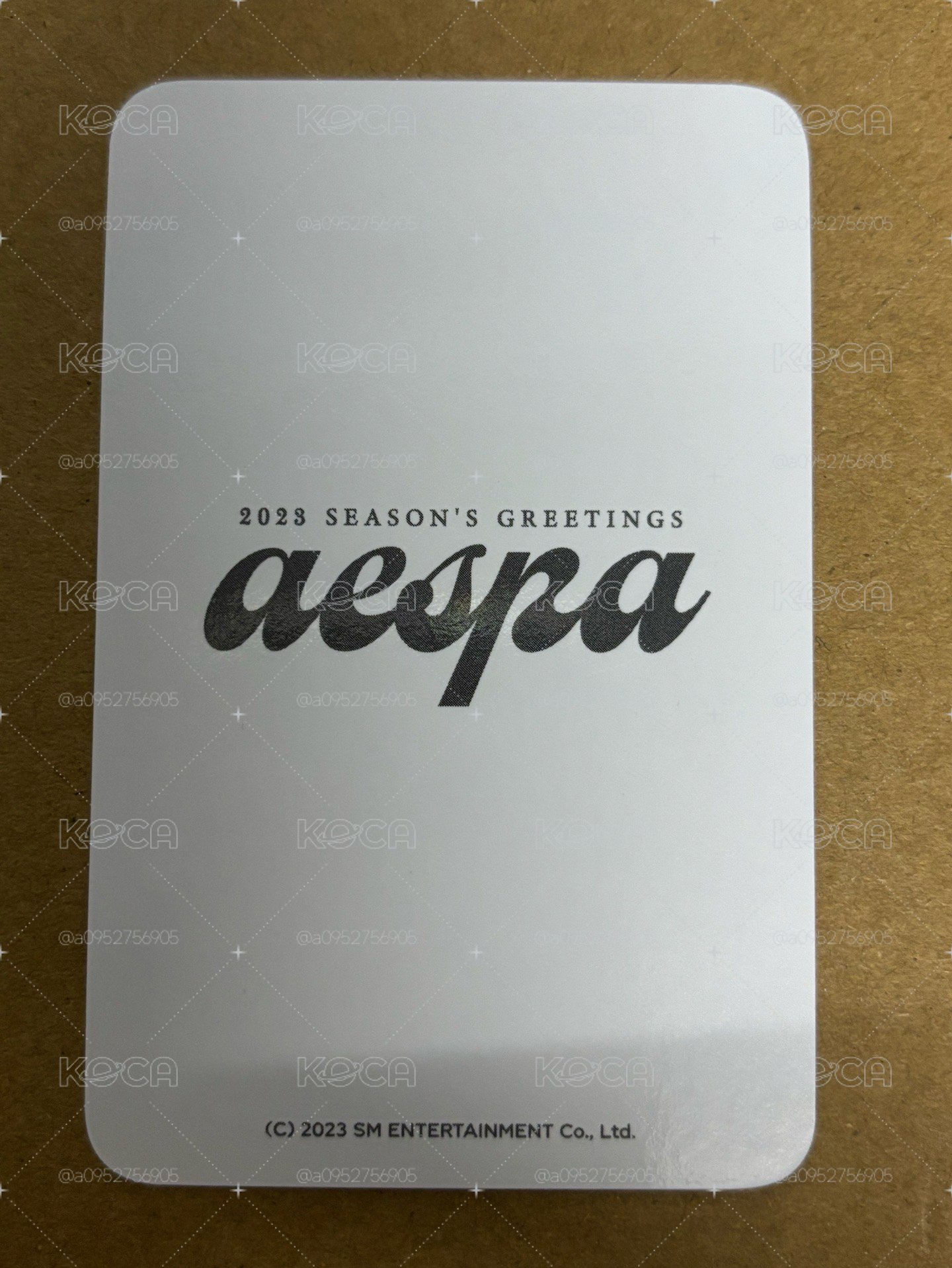 aespa Winter 冬天 23年曆 周邊卡 後續 卡冊冬 冬-66
