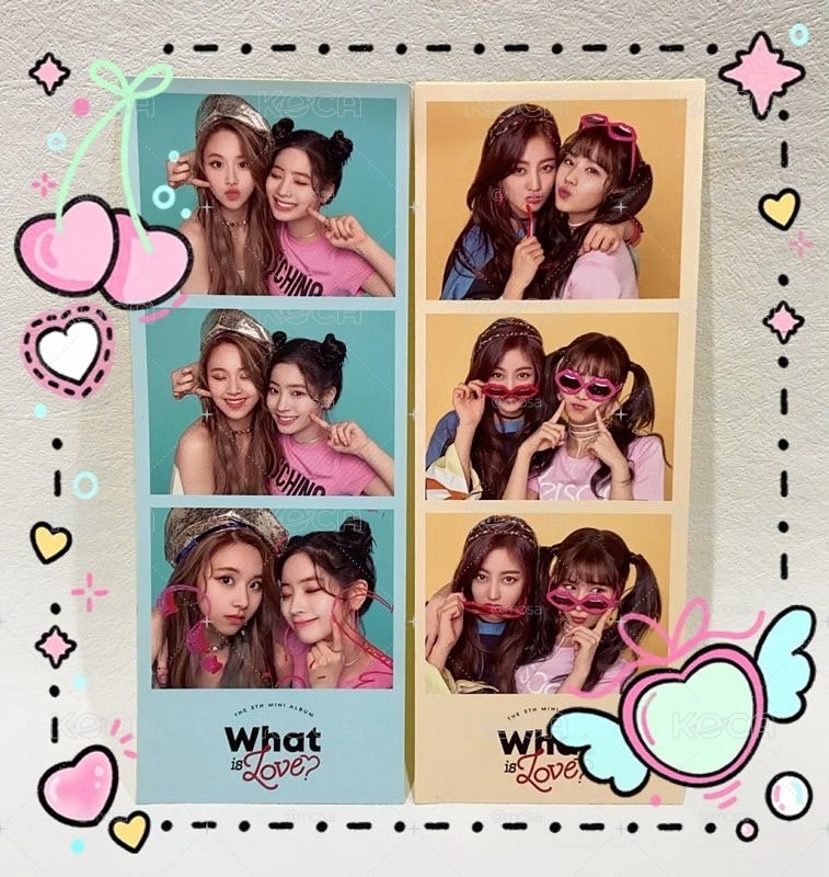 TWICE What is Love？三格照貼紙