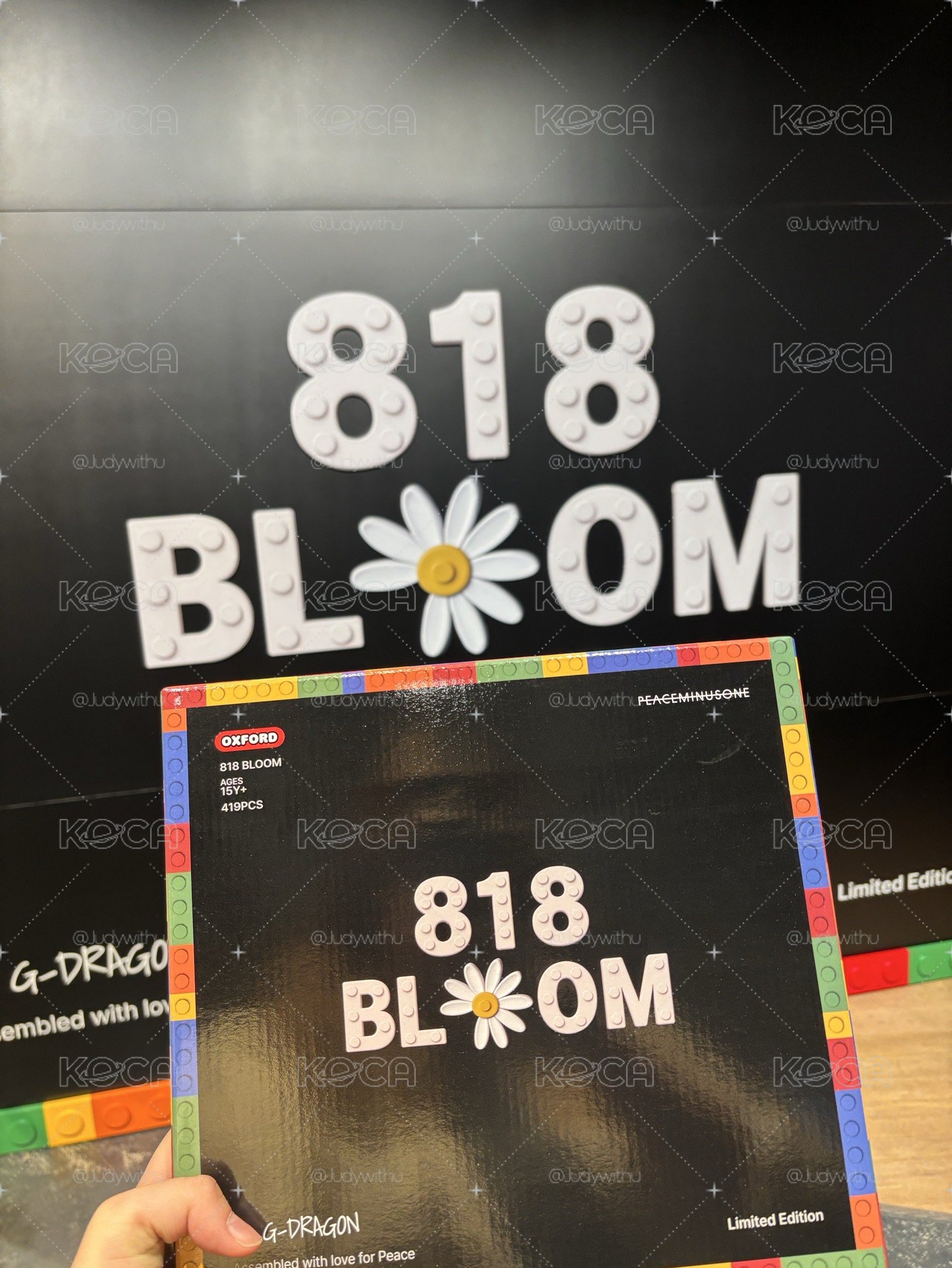 G-Dragon 818 bloom聯名積木
