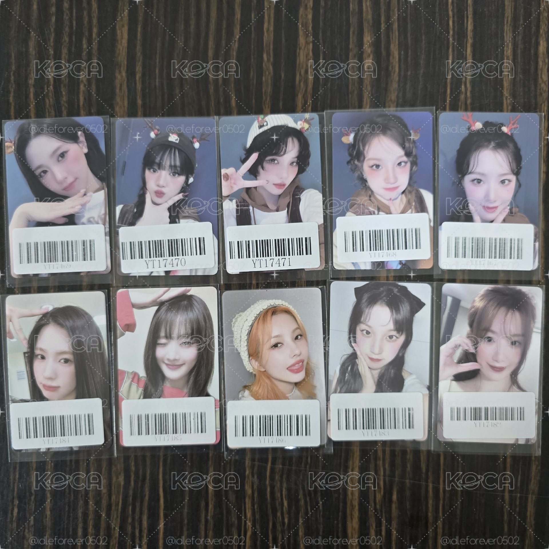 i-dle 迷七 I SWAY KMS4.0 簽售特典卡