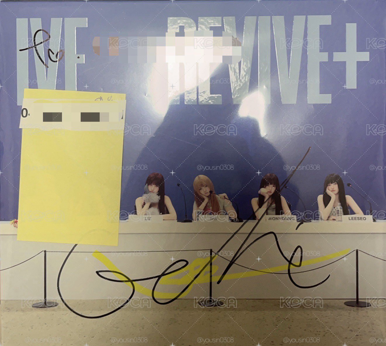 IVE Gaeul 親簽