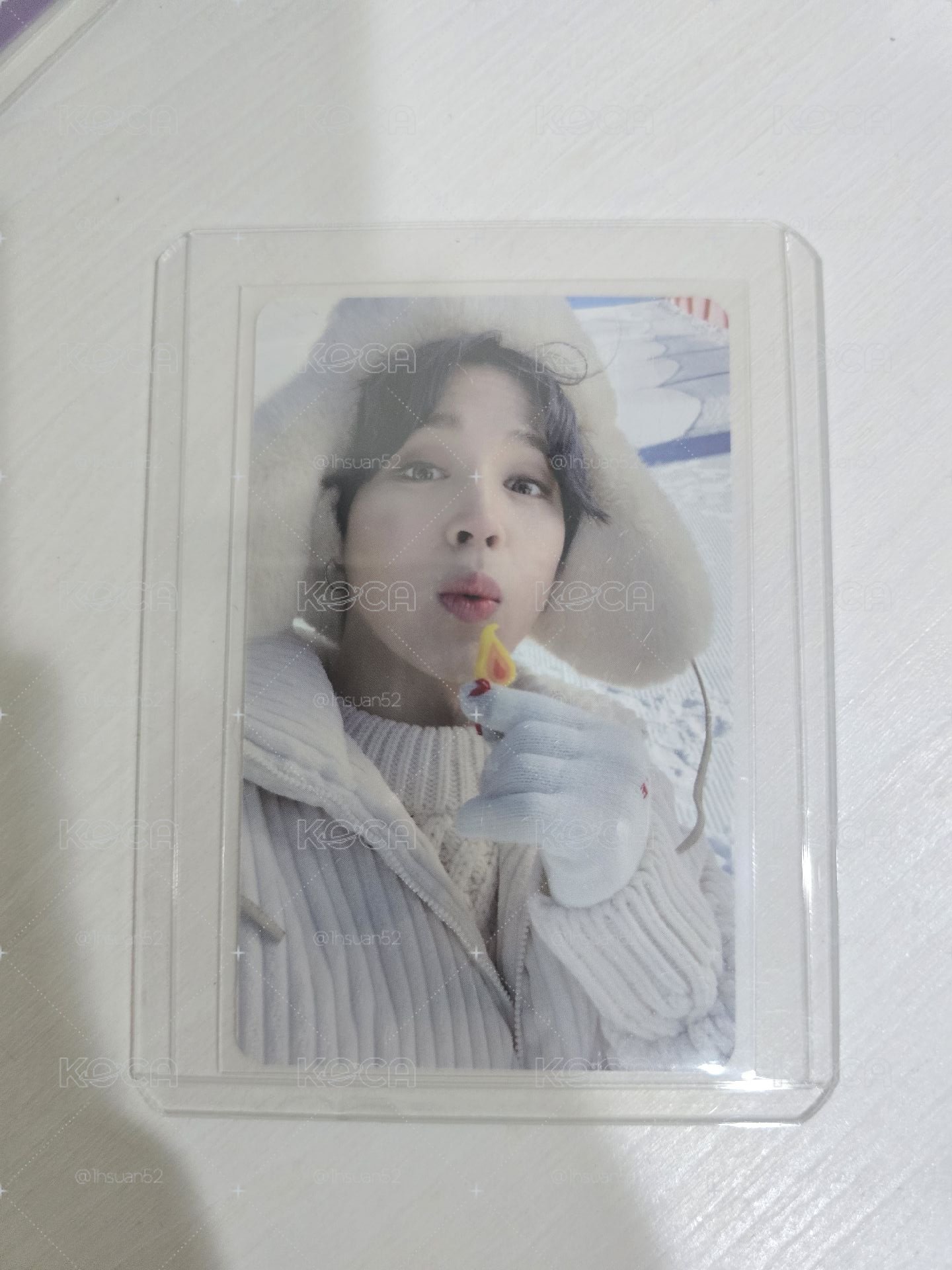 【現貨】BTS 智旻 JIMIN 冬寫 雙面小卡
