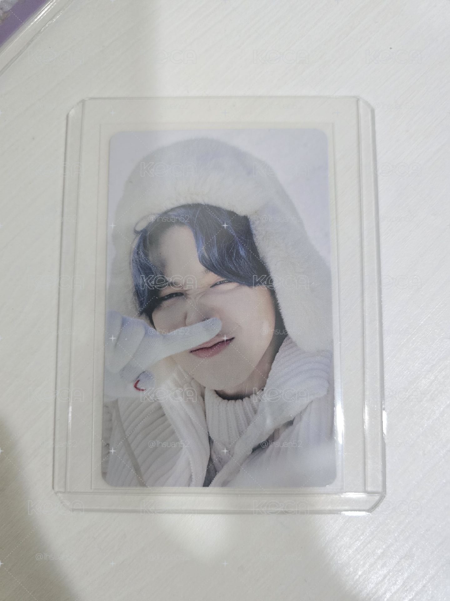 BTS 智旻 JIMIN 冬寫 雙面小卡