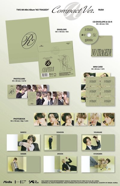 TWS 迷五單封三版各一 （可選成員）皆有BCD特典各一