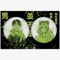 台灣角川 雷射炫彩胸章2入組 徽章 