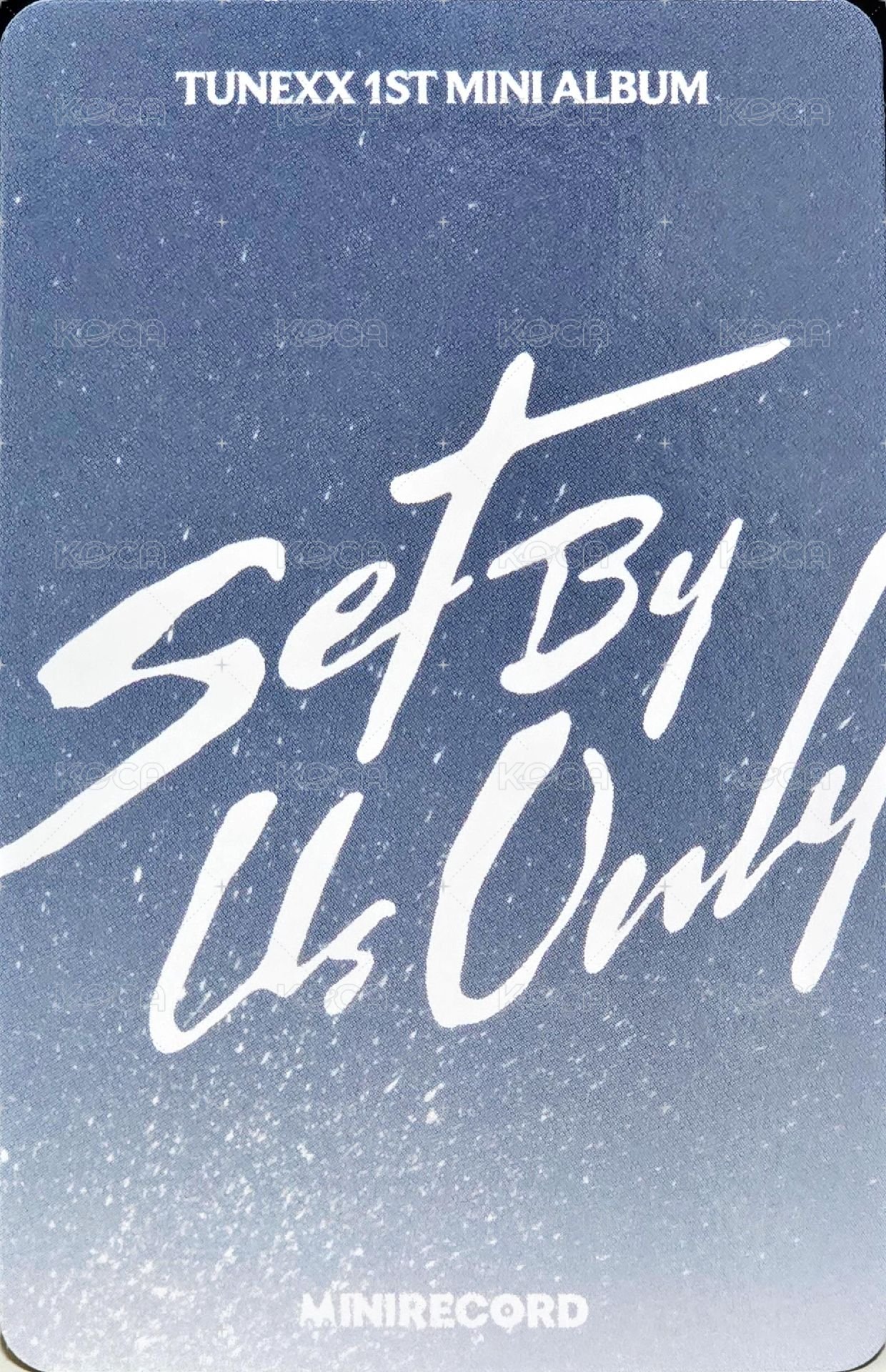 SET BY US ONLY MINIRECORD 2.0線上 簽售卡 愛心爆米花 背面