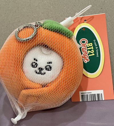 BT21 RJ 橘子系列 吊娃