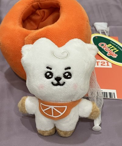 BT21 RJ 橘子系列 吊娃