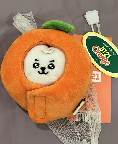 BT21 RJ 橘子系列 吊娃