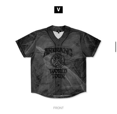 BTS ARIRANG 球衣 V L/XL號 一販