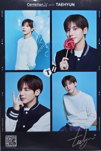 Centellian24+ x TAEHYUN 代言卡 Qoo特典 人生四格