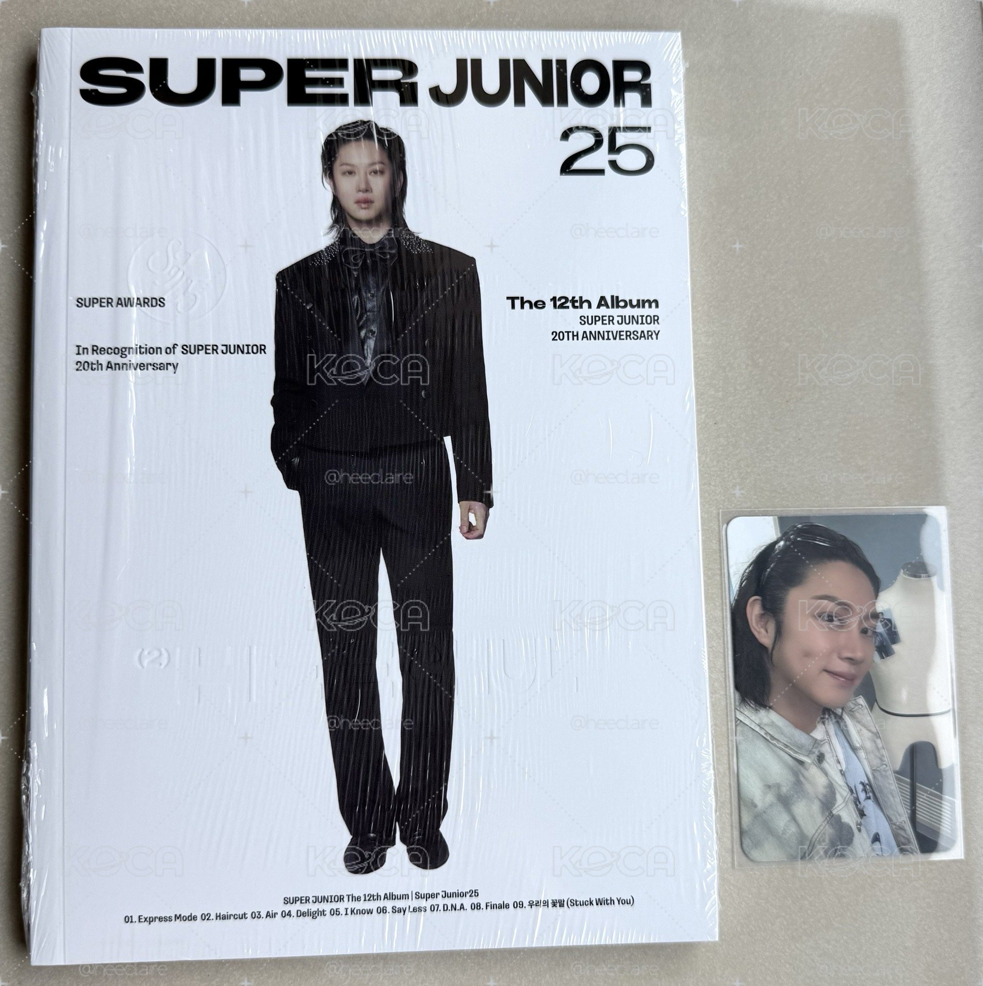 Super Junior 25 PB版本 澈專+澈卡