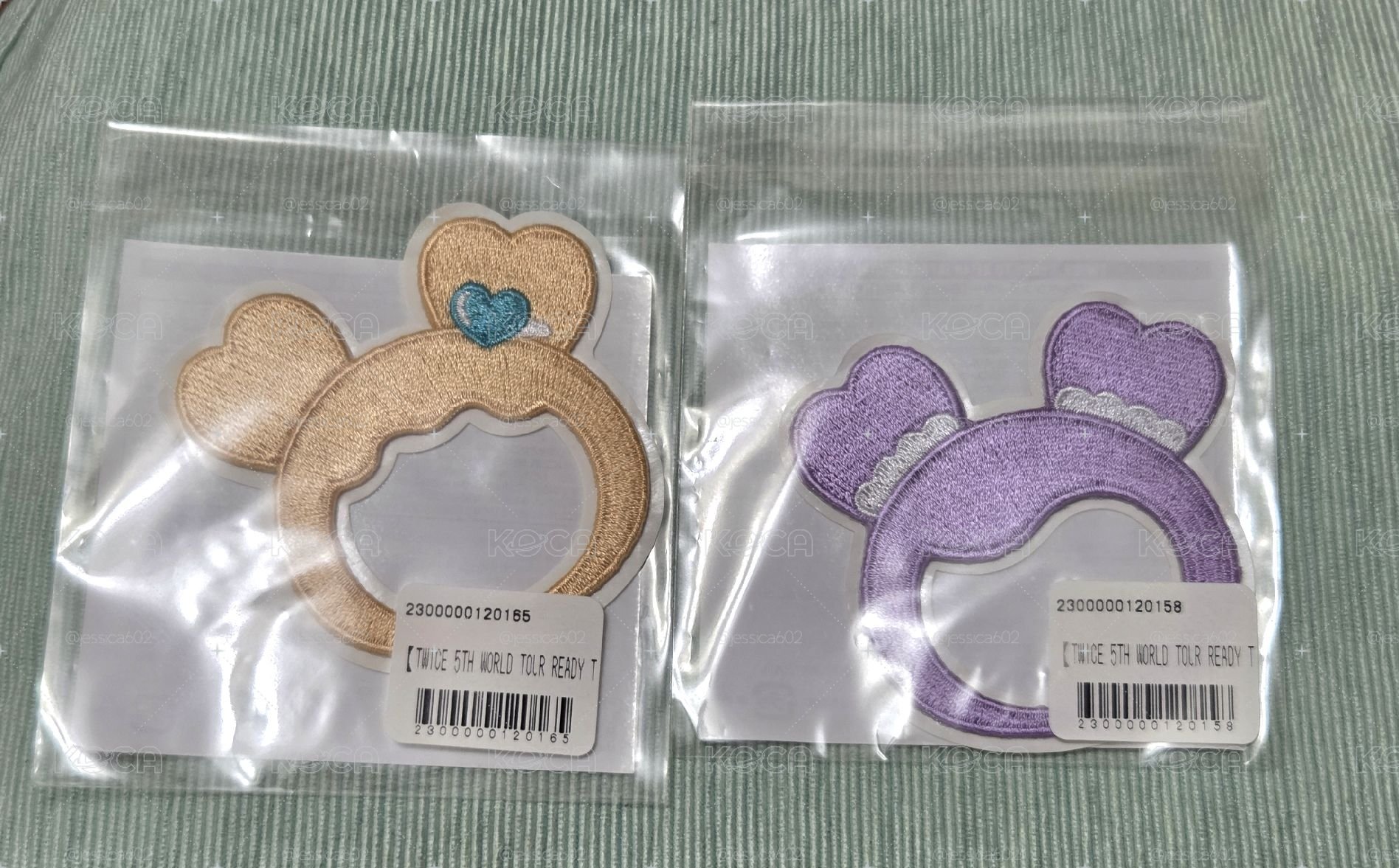 ready to be special 一番賞刺繡布章