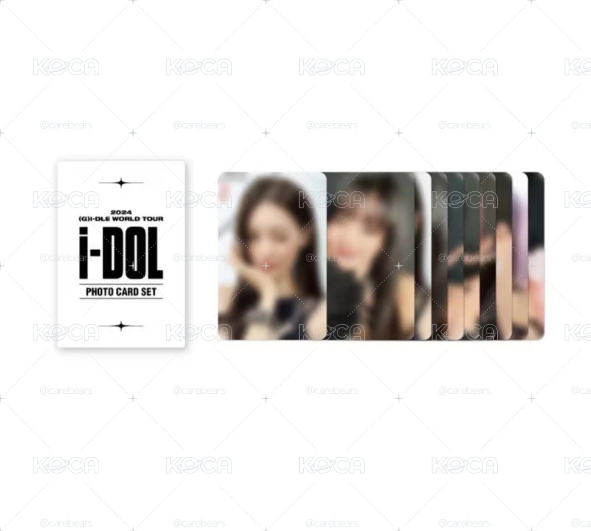 I-dle 2023、2024世巡場週小卡、拍立得小卡組（全新未拆）