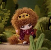 秘密話劇社系列 毛絨掛件盲盒 娃娃 膽小獅