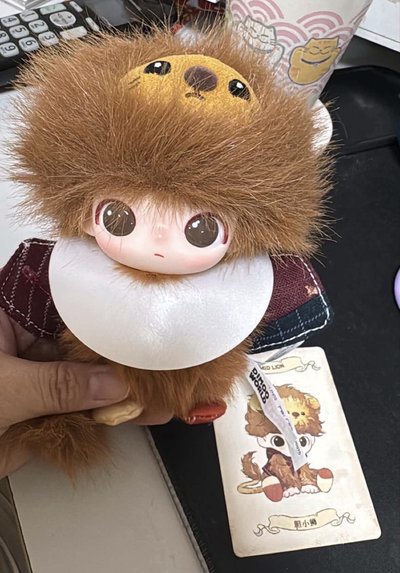 芭蕾熊耳機包+糖膠膽小獅