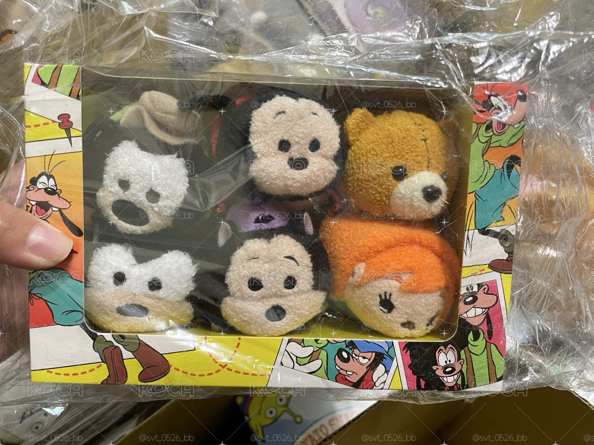 Tsum Tsum茲姆-日本迪士尼 絕版商品 高飛 麥斯 皮特 皮傑 父子 一組（6隻）