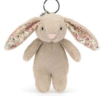 Blossom 碎花 Beige Bunny BagCharm 吊娃 米色短腿碎花