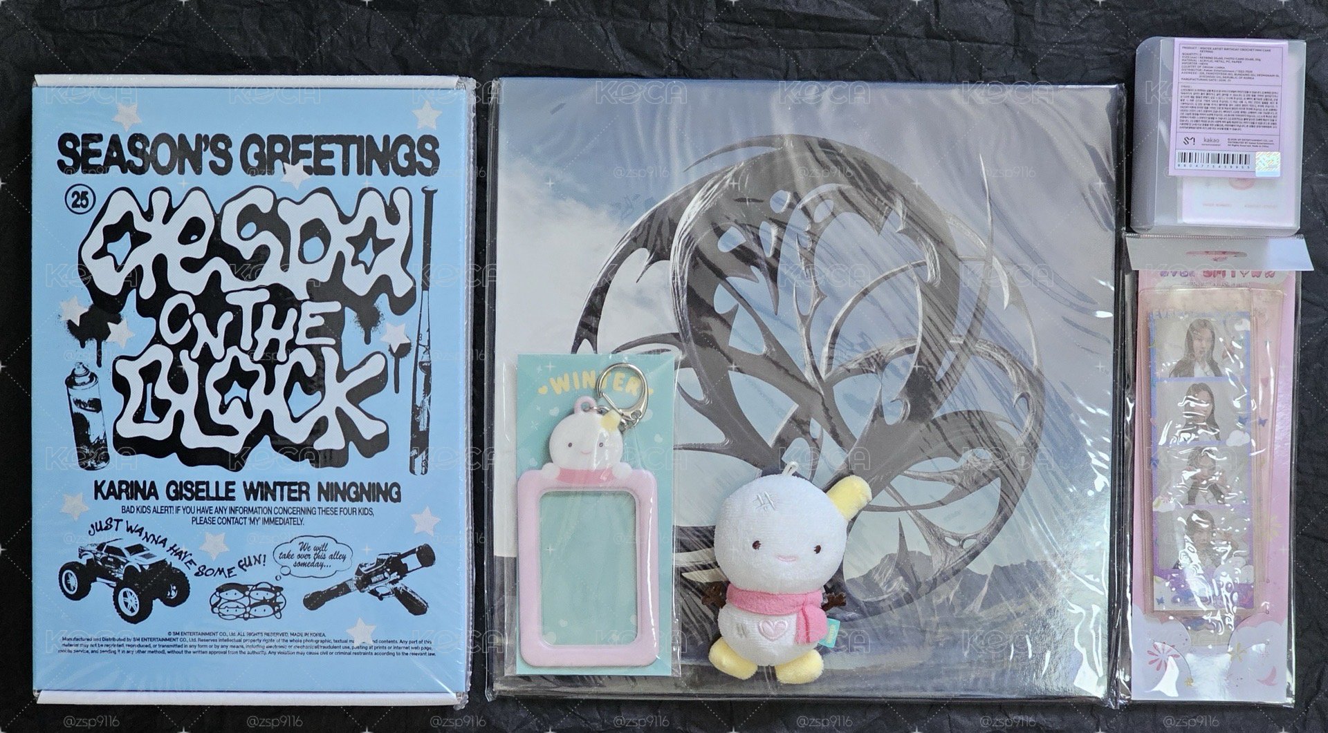 winter卡套 + 娃 + 生日組（年曆+黑膠）