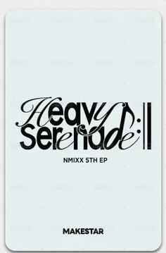 Heavy Serenade ms 預售 特典卡  背面