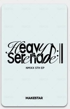 Heavy Serenade ms 預售 特典卡  背面