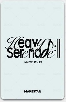 Heavy Serenade ms 預售 特典卡  背面