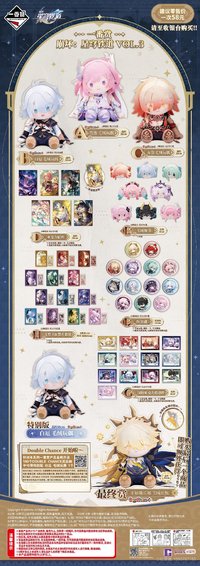 萬代南夢宫潮玩 × 崩壞：星穹鐵道 一番賞第三彈