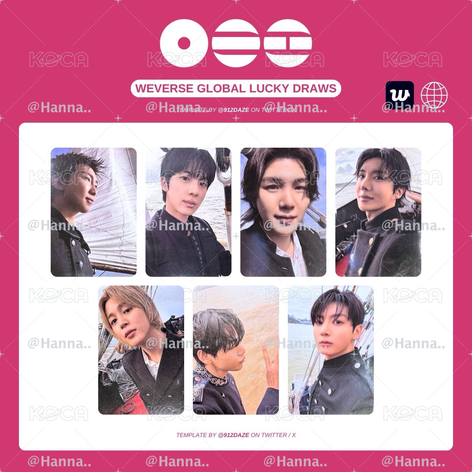 BTS｜wvs 幸運卡 特典