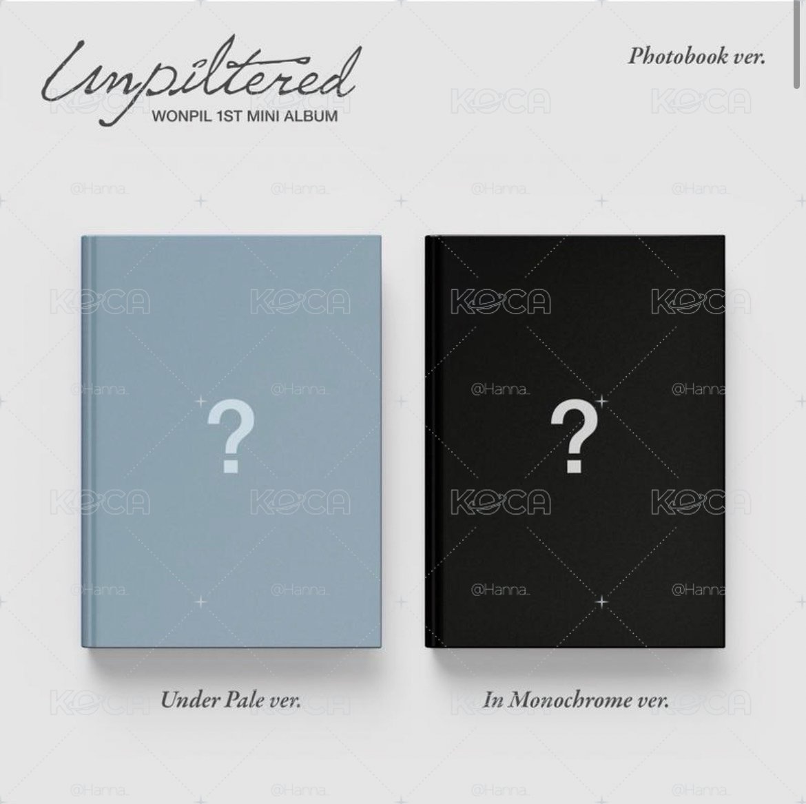 WONPIL｜unplitered 專輯（含預售禮）