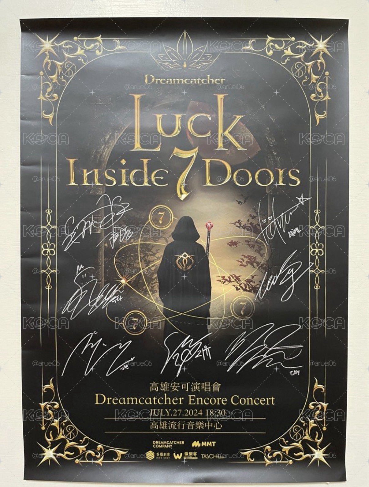 DREAMCATCHER 2024 Luck Inside 7 Doors 高雄安可演唱會 入場 海報