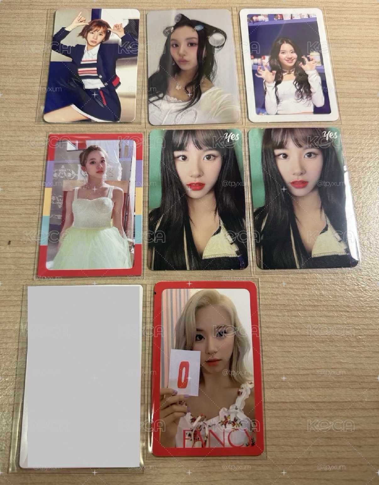 TWICE 彩瑛小卡 不拆售