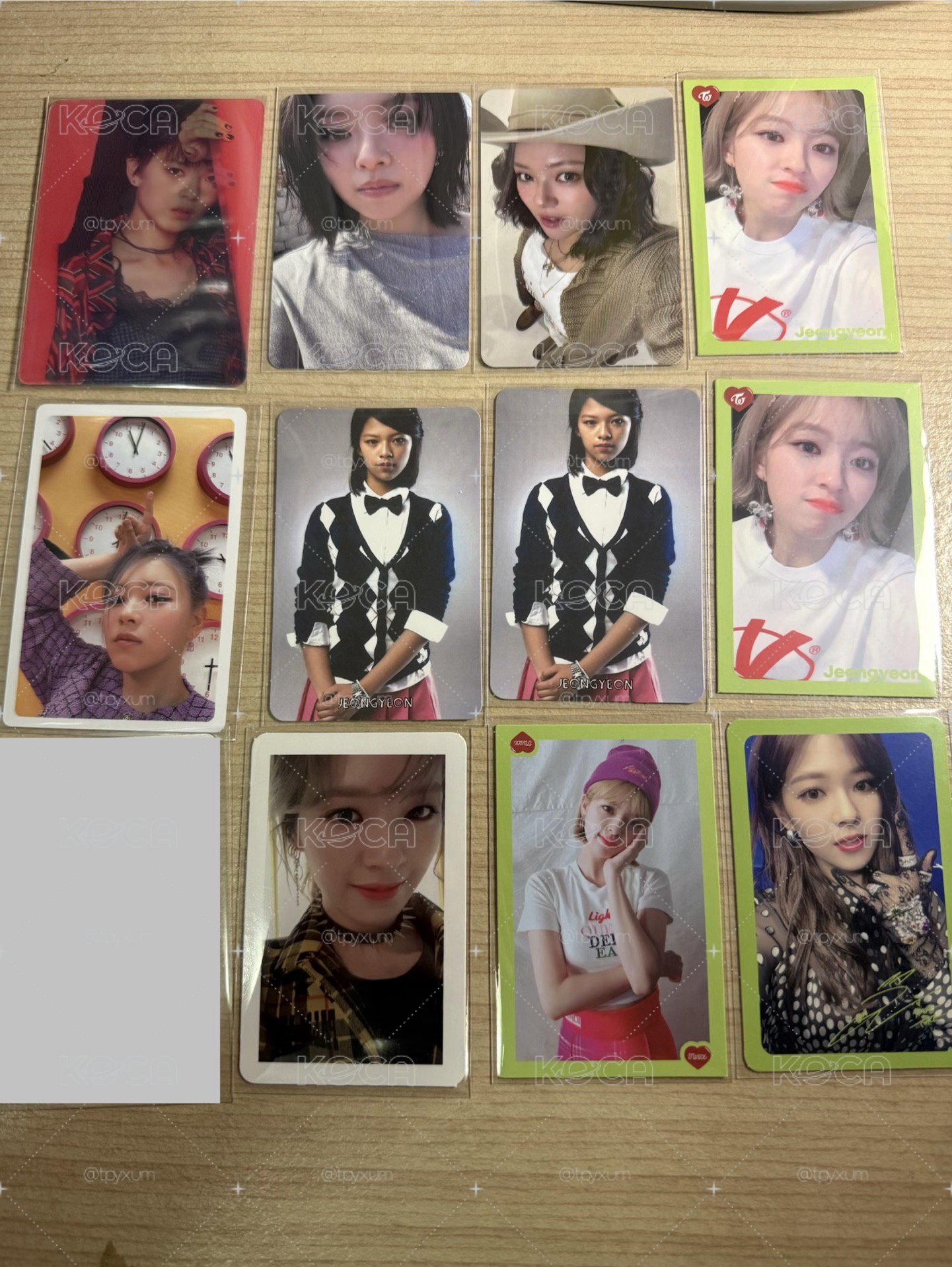 TWICE 定延小卡 不拆售