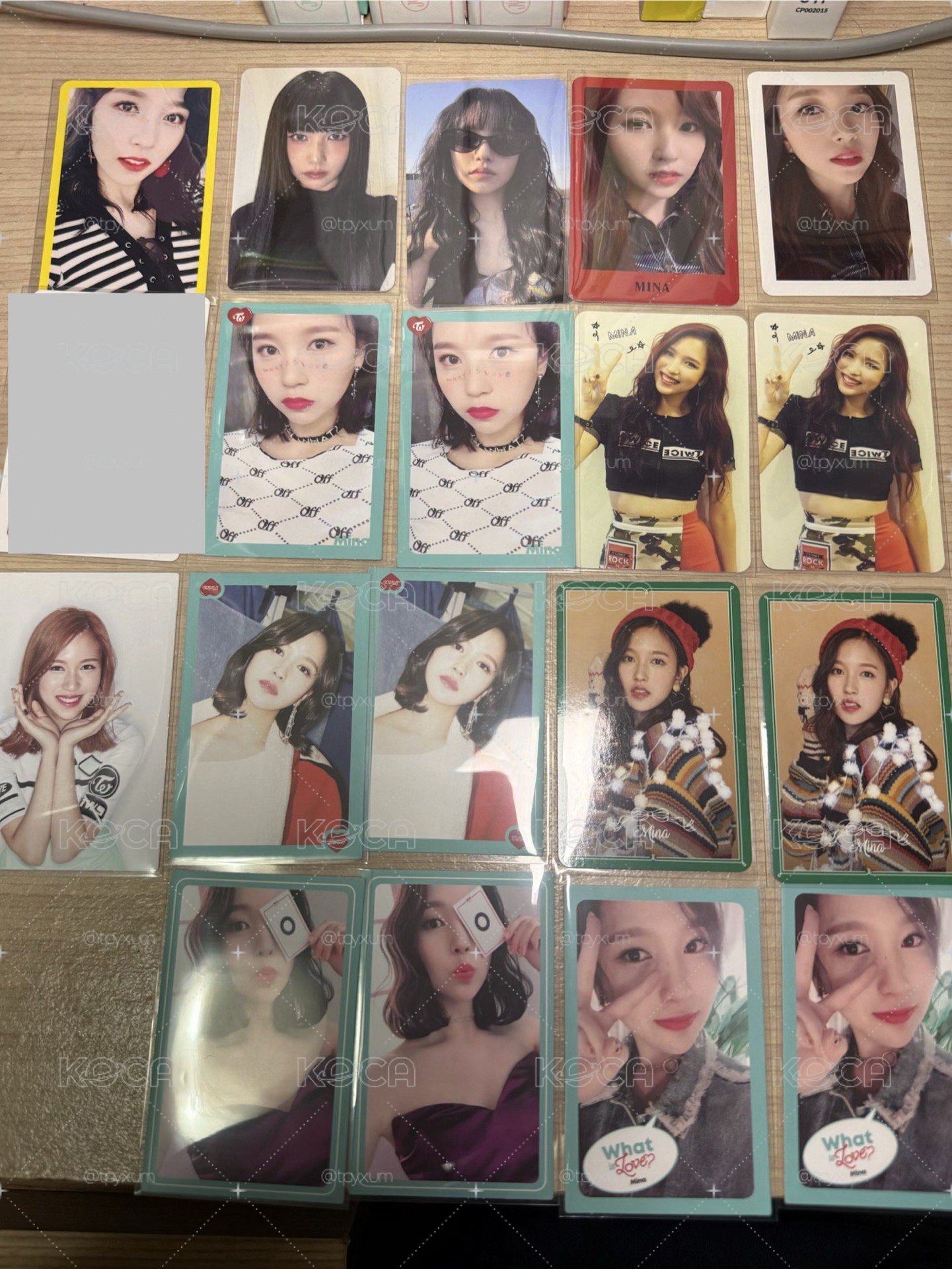 TWICE MINA小卡 不拆售
