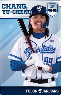 主場限定收藏小卡 1.0 Fubon Guardians 球員卡 