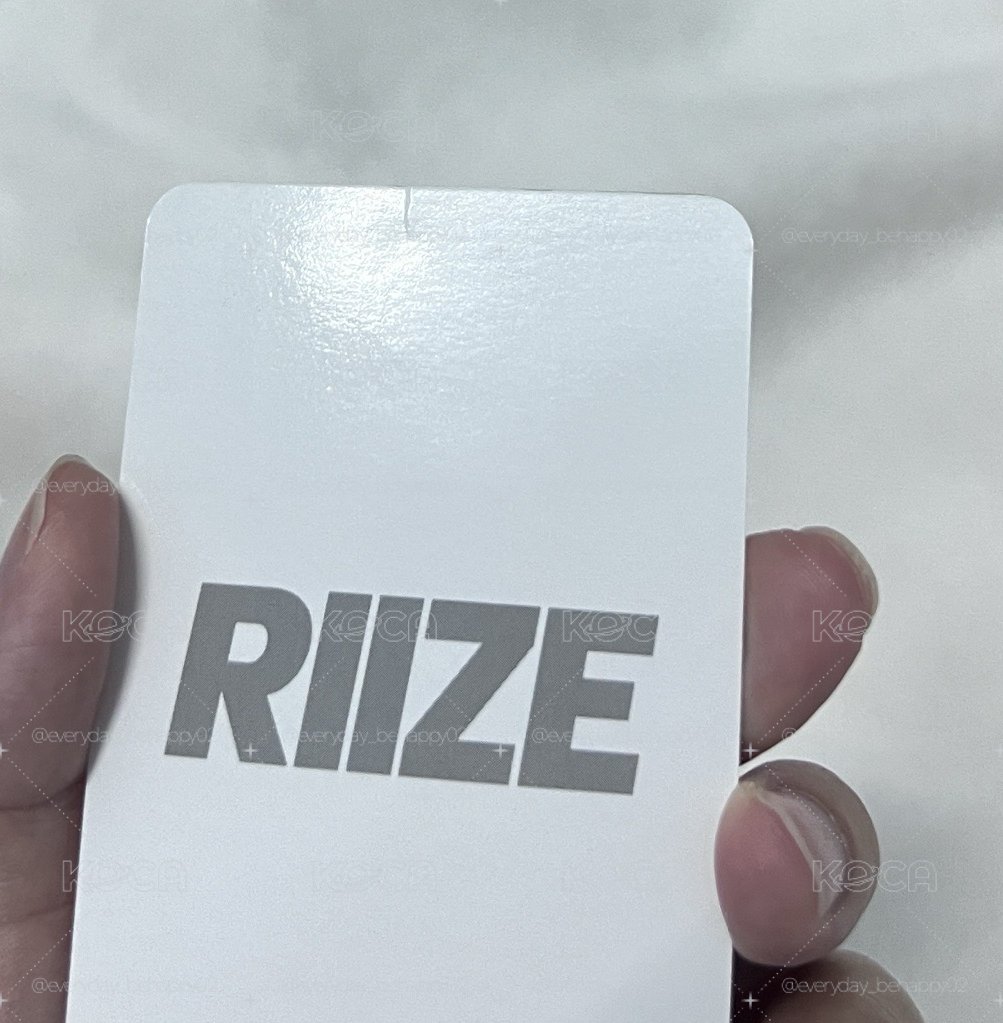 RIIZE UP 快閃 滿額卡 C