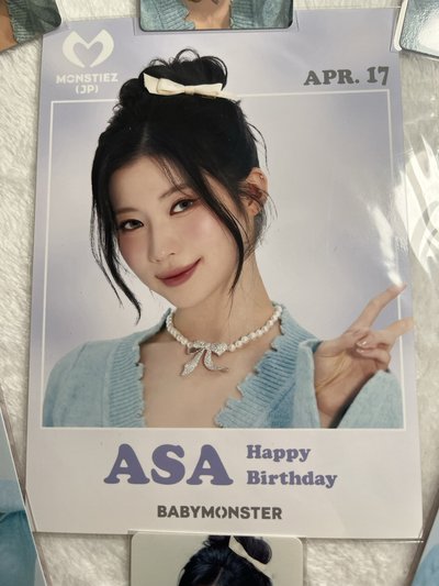 Asa生日大卡 日本限定