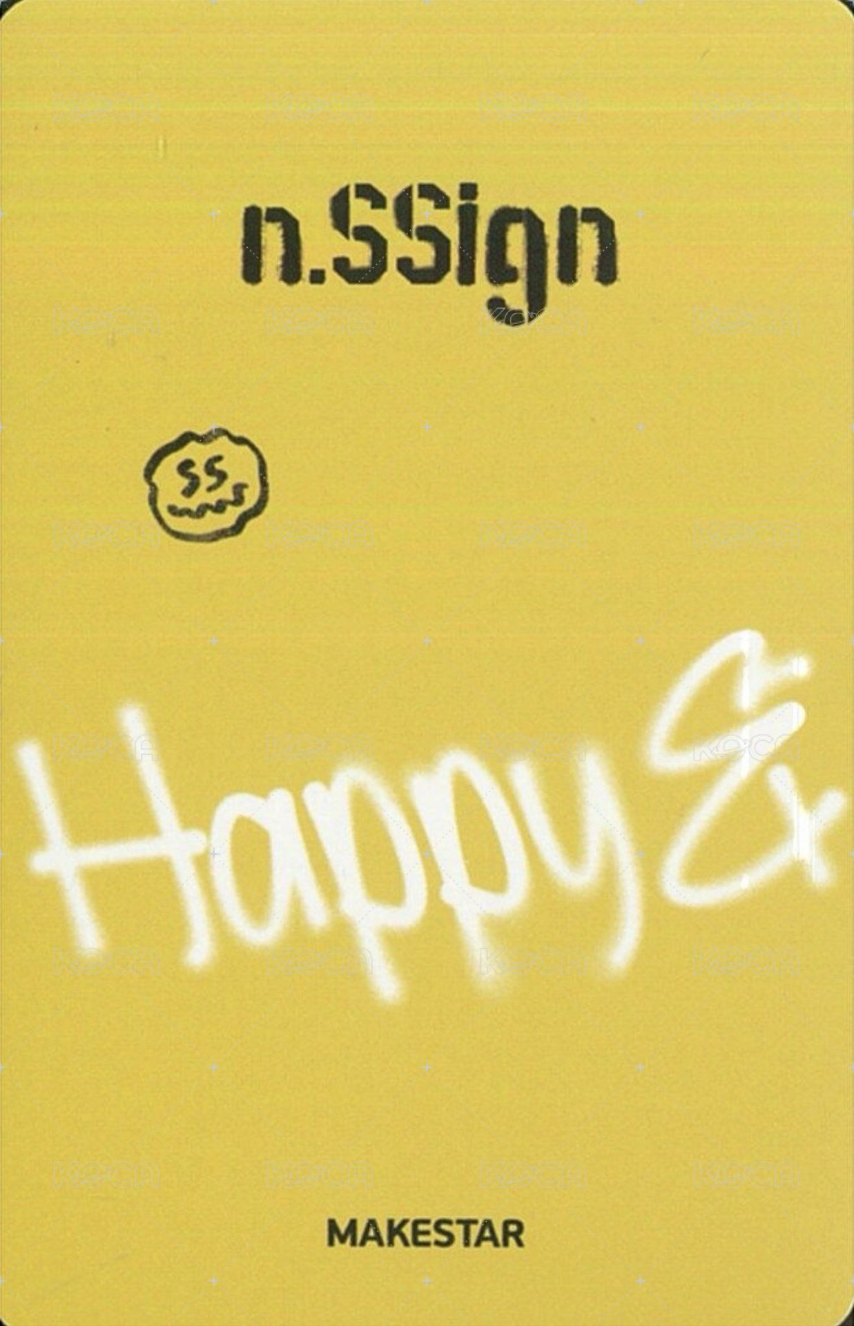 Happy & ms 線下2.0 簽售卡 嗷嗚ver. 背面