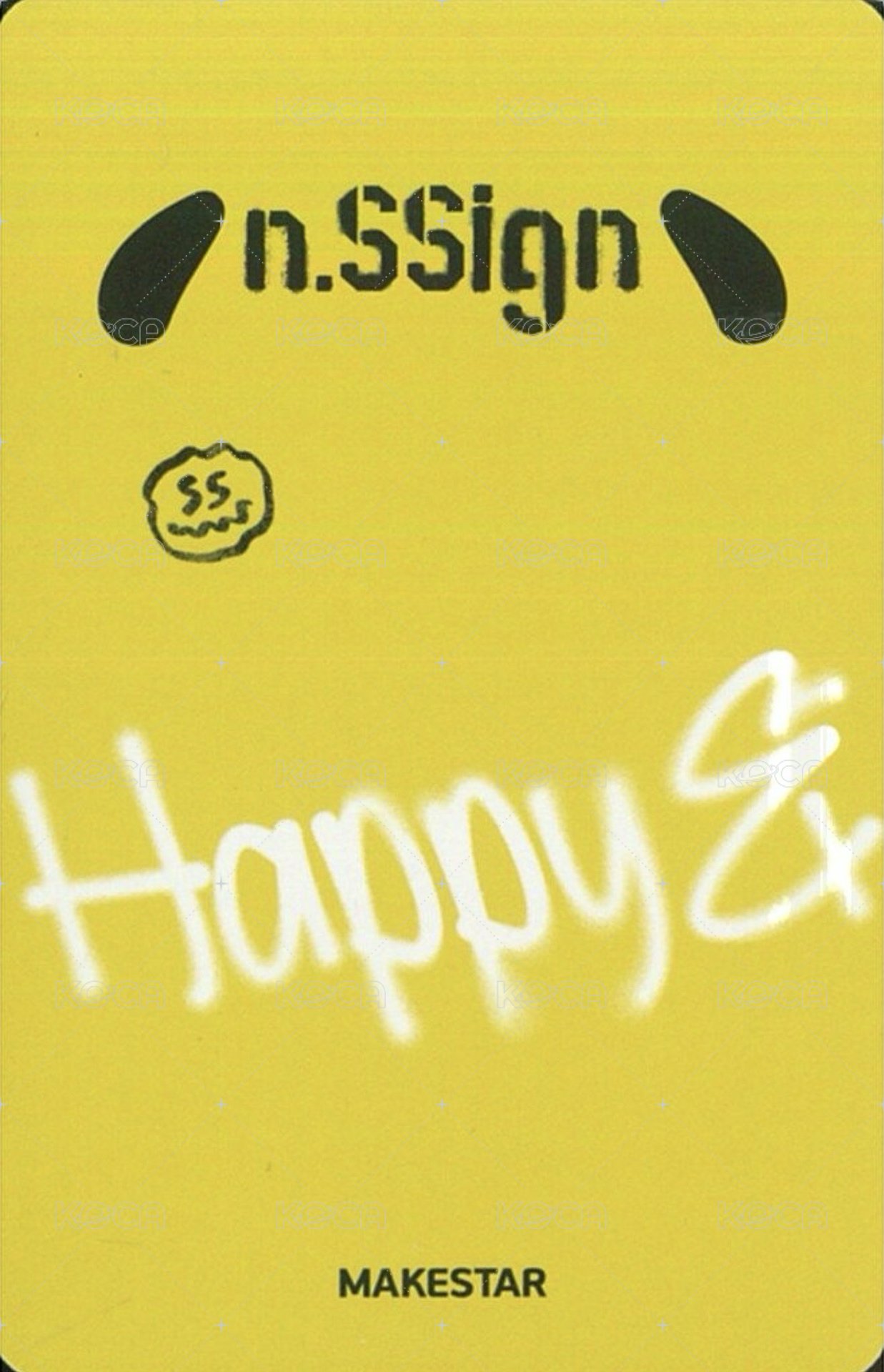 Happy & ms 線下3.0 簽售卡 小狗ver. 背面