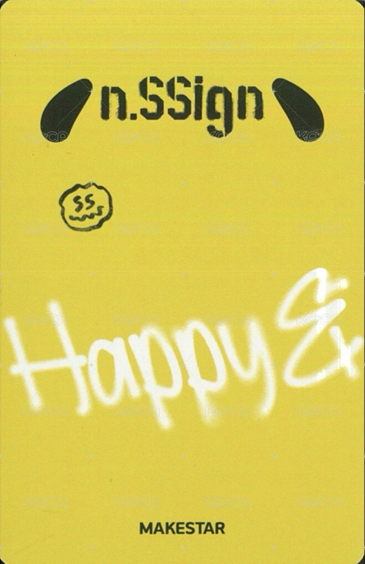 Happy & ms 線下3.0 簽售卡 小狗ver. 背面