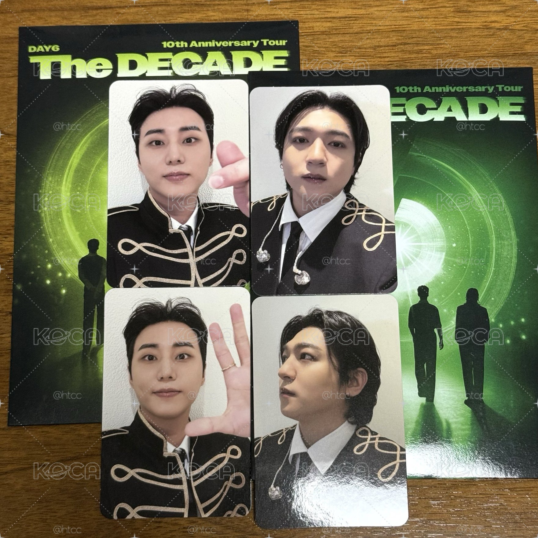 DAY6 The DECADE 大邱場入場禮小卡 晟鎮永哯 🐻🦊