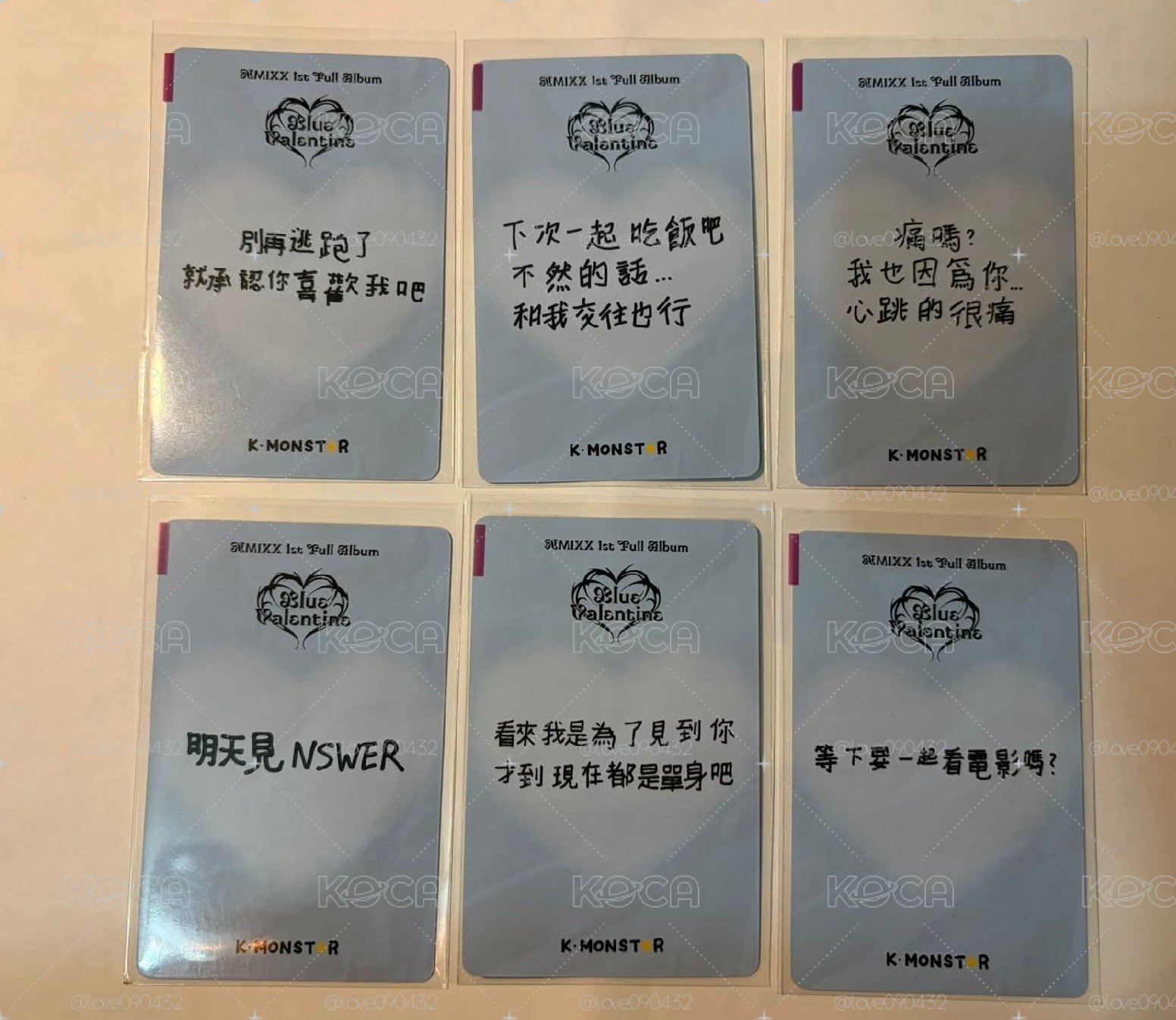 秘密告白小紙條 800/6