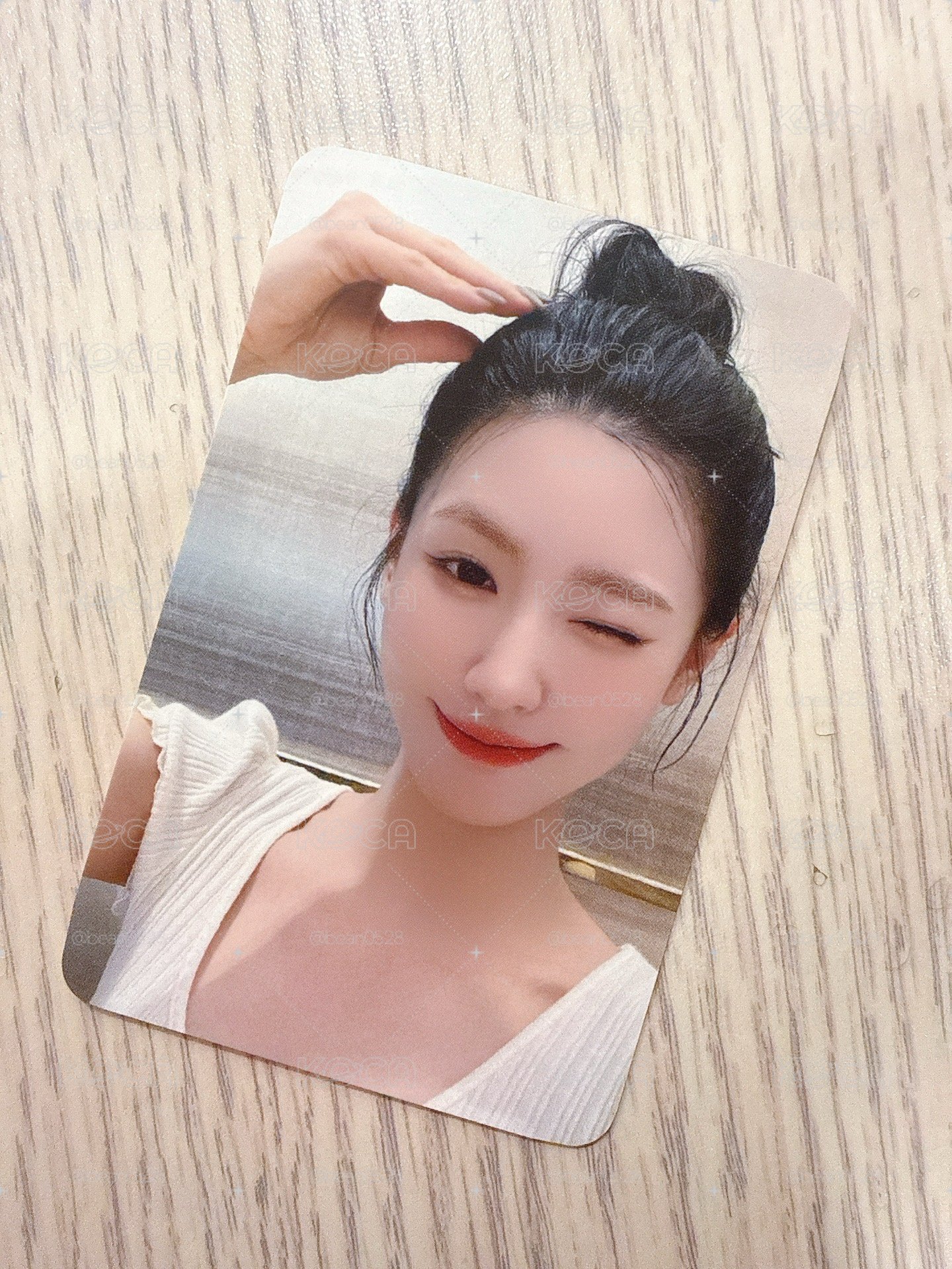 六週年快閃店 周邊卡 化妝包小卡 曺薇娟Miyeon