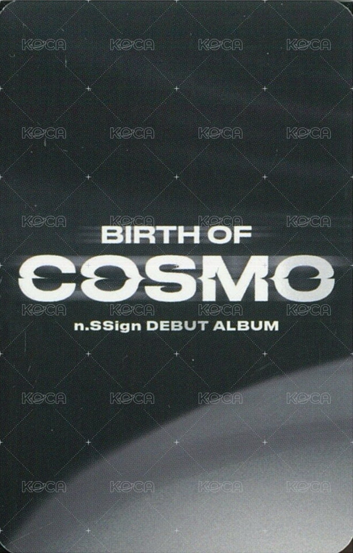 BIRTH OF COSMO  專輯卡 WARMHOLE&FEAST OF LIGHT ver.  背面