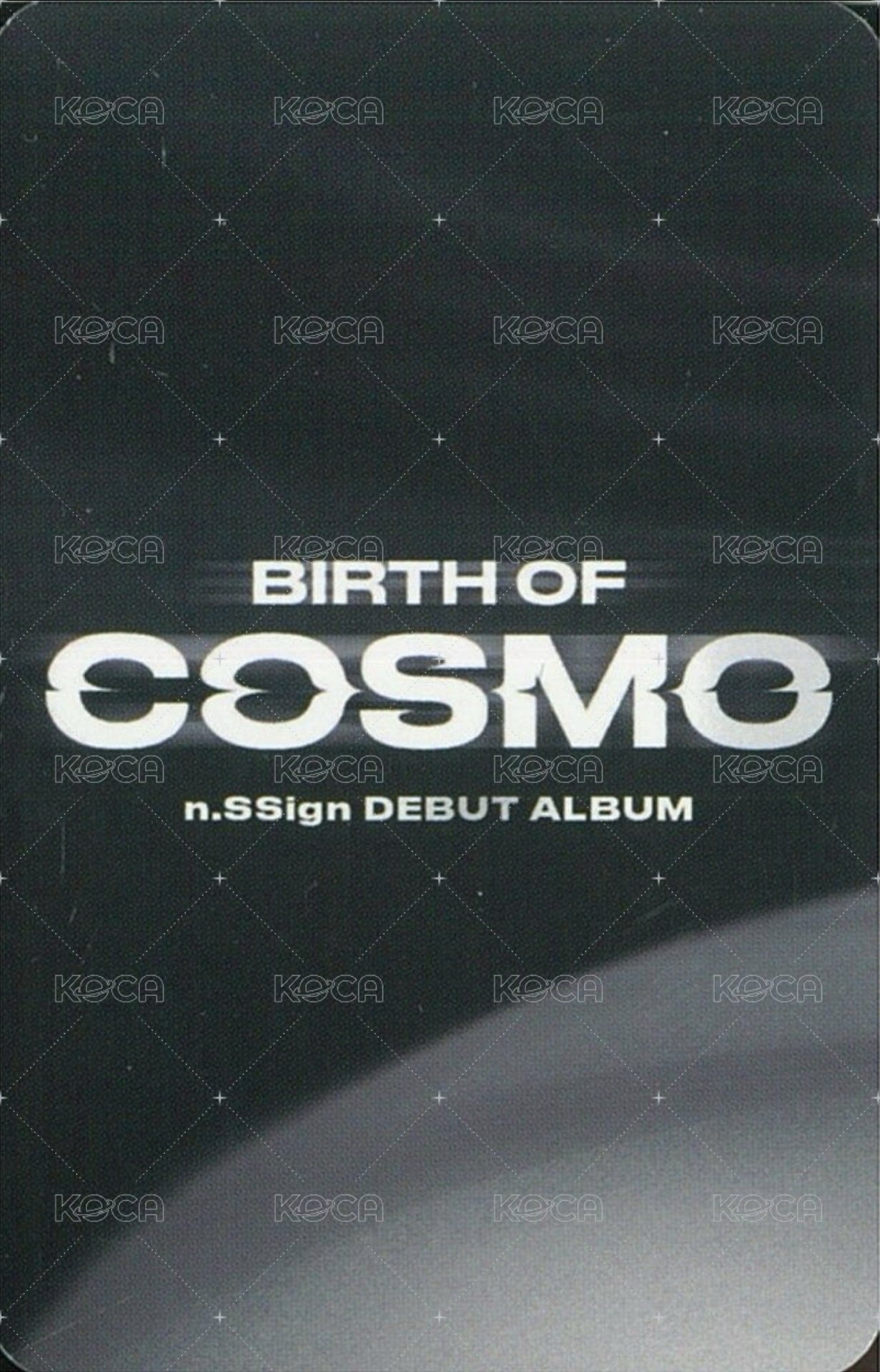 BIRTH OF COSMO  專輯卡 WARMHOLE&FEAST OF LIGHT ver.  背面