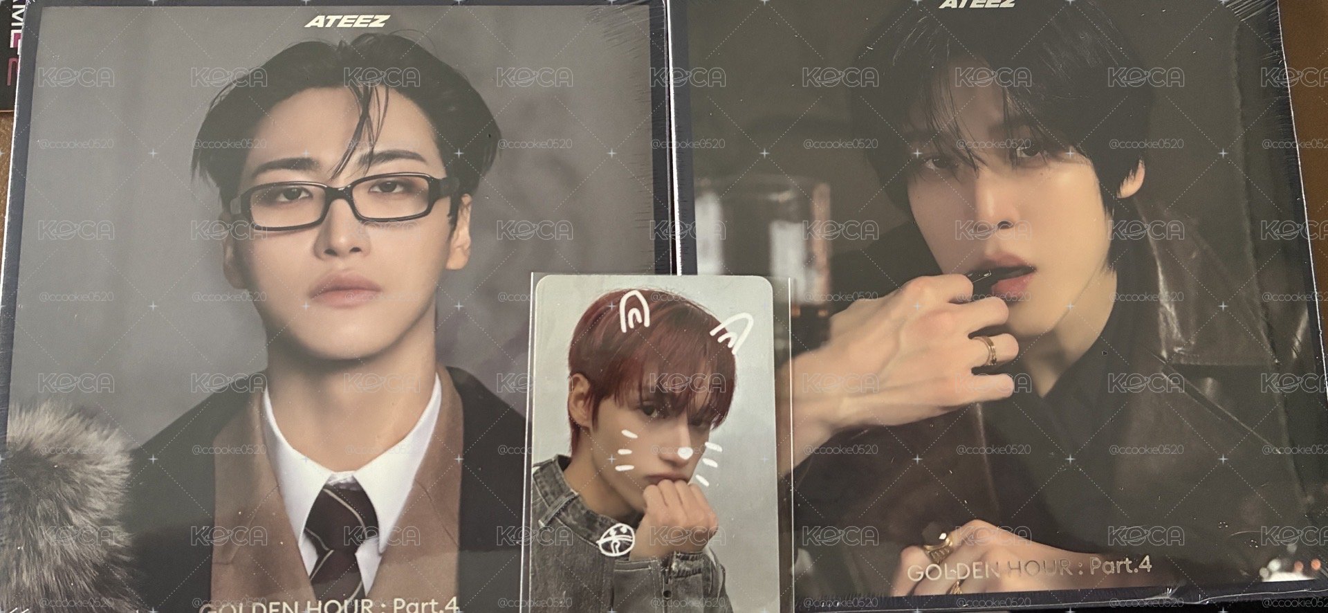 [現貨］ATEEZ 潤浩和星化未拆單封+友榮特典卡